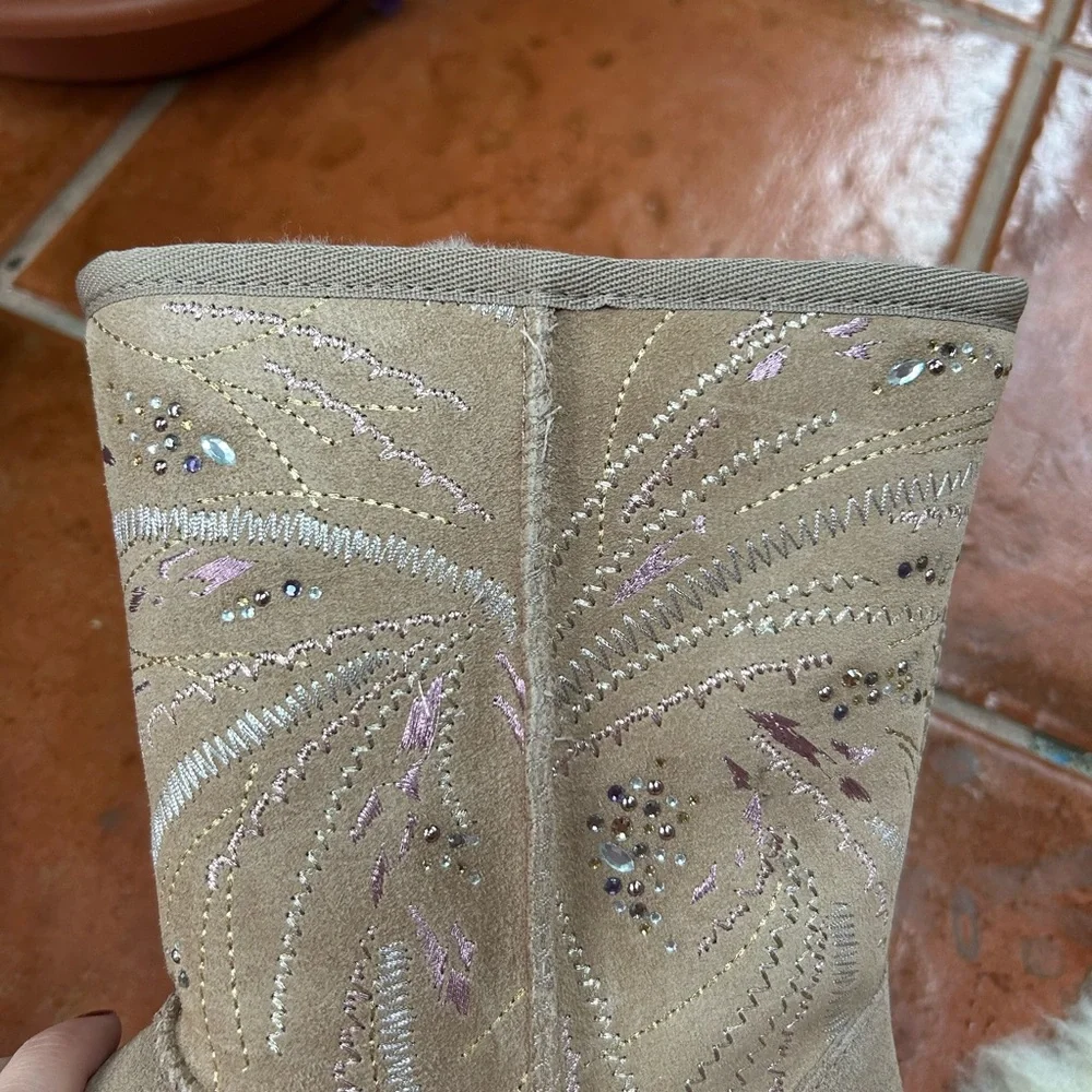 UGG Embellished/bedazzled Midi Boots with UGGPlush Lining - Picture 3 of 6
